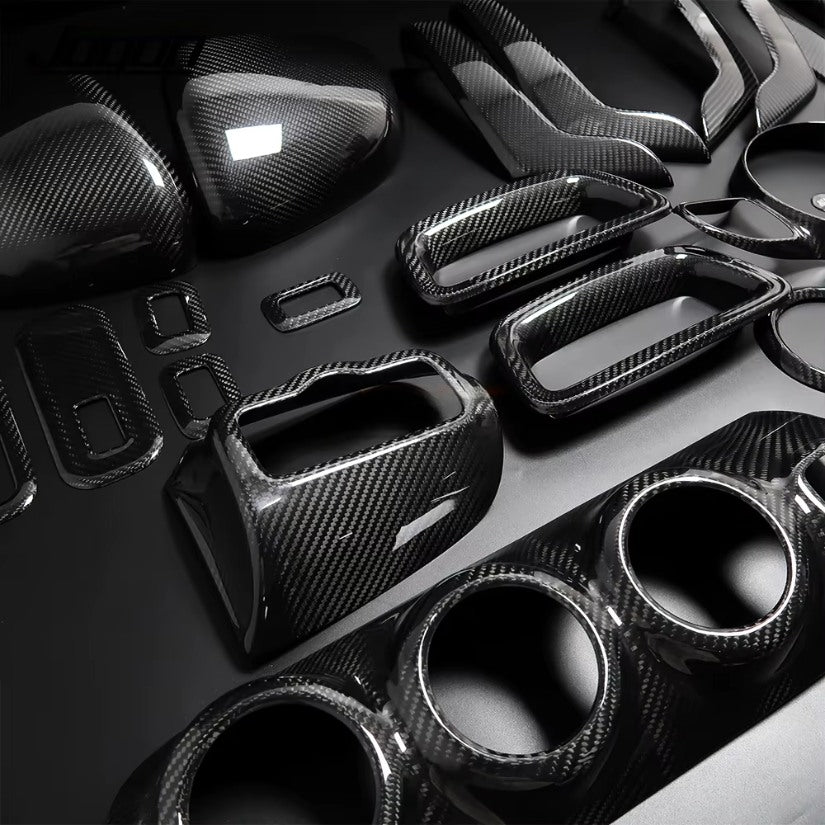 Inserts Carbone Mercedes Classe A W177 - vue de face - Becquet Voiture