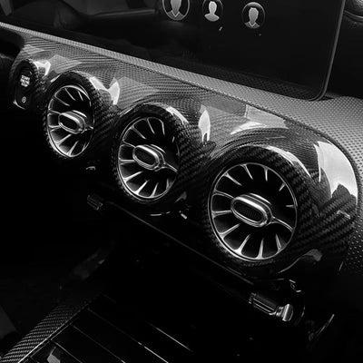 Inserts Carbone Mercedes Classe A W177 - vue de profil - Becquet Voiture