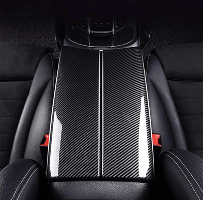 Inserts carbone Mercedes Classe C W205 - vue arrière 2 - Becquet Voiture