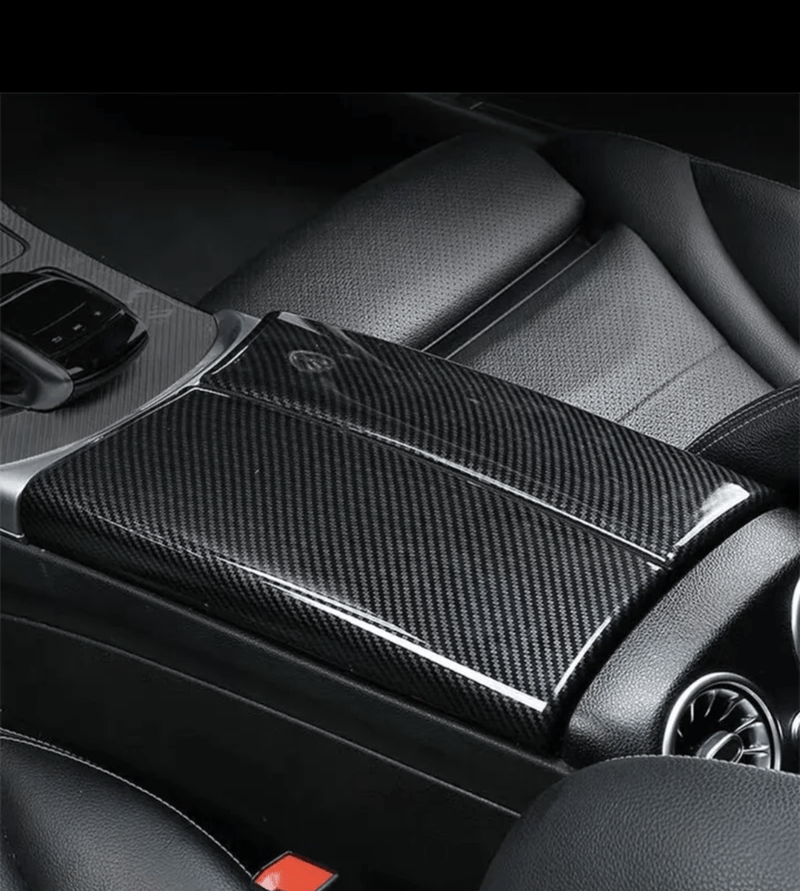 Carbon fiber inserts Mercedes GLC W253 - rear view 2 - Becquet Voiture