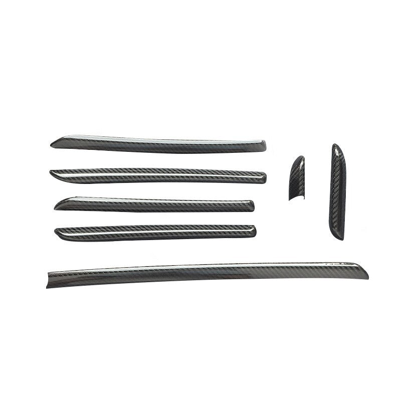 Inserts Carbone Portes Tableau Bord Audi A3 S3 RS3 8V - vue de face - Becquet Voiture