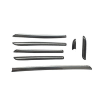 Inserts Carbone Portes Tableau Bord Audi A3 S3 RS3 8V - vue de face - Becquet Voiture