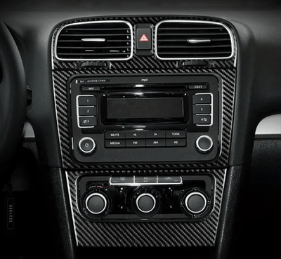 Inserts carbone VW Golf 6 - installé sur véhicule - Becquet Voiture