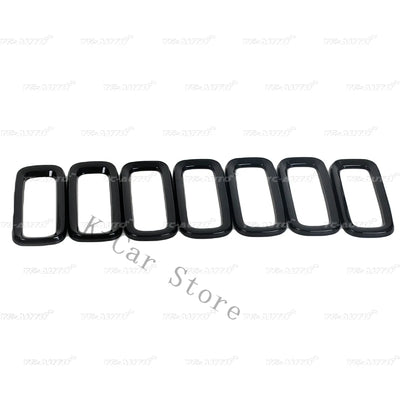 Inserts de Calandre Jeep Renegade 2015-2017 (7 Pièces) - vue de profil - Becquet Voiture
