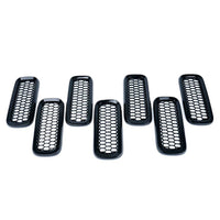 Inserts de Calandre Jeep Renegade 2015-2017 (7 Pièces) - vue rapprochée - Becquet Voiture