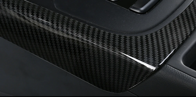 Inserts Intérieur Look Carbone Pour Audi A4 Et A5 B8 B8.5 (2008 - 2019) - installé sur véhicule - Becquet Voiture