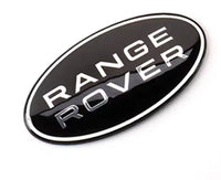 Insigne Range Rover Noir Chrome - vue de face - Becquet Voiture