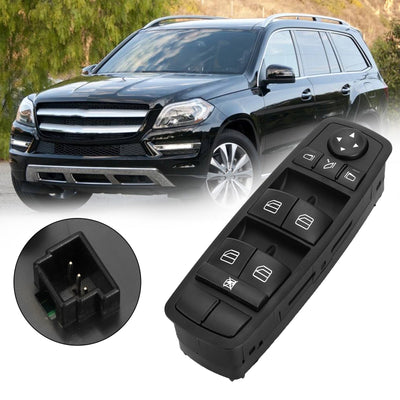 Interrupteur Maître Vitre Électrique Avant Gauche Mercedes ML W164 GL X164 R251 2518300290 - vue de profil - Becquet Voiture