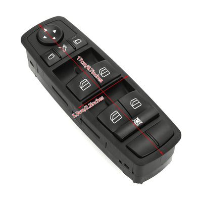 Interrupteur Maître Vitre Électrique Avant Gauche Mercedes ML W164 GL X164 R251 2518300290 - vue de trois-quarts - Becquet Voiture