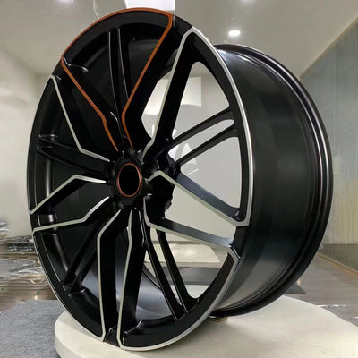 Jantes Forgées Sur Mesure 16-23 Pouces Audi BMW Mercedes Tesla - installé sur véhicule - Becquet Voiture