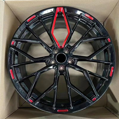 Jantes Forgées Sur Mesure 16-23 Pouces Audi BMW Mercedes Tesla - vue rapprochée - Becquet Voiture