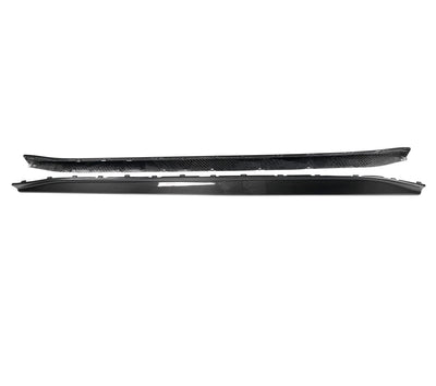 Jupes Latérales 3D Fibre Carbone BMW M3 G80 G82 - vue arrière - Becquet Voiture