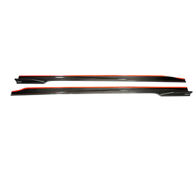 Jupes Latérales Fibre Carbone BMW G87 M2 - vue de face - Becquet Voiture