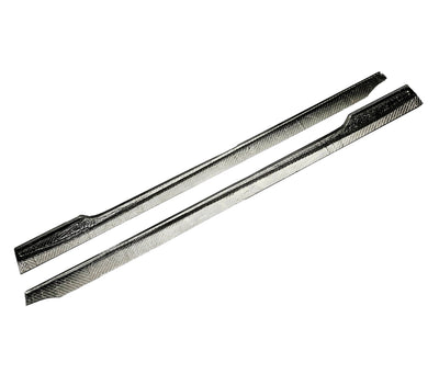 Jupes Latérales Fibre Carbone BMW G87 M2 - vue de profil - Becquet Voiture