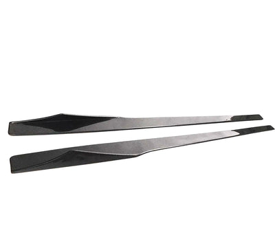 Jupes Latérales MTC Carbone Sèche BMW M2 F87 - vue de face - Becquet Voiture