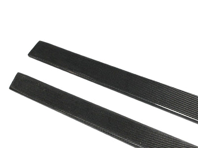 Jupes Latérales MTC Carbone Sèche BMW M2 F87 - vue de profil - Becquet Voiture