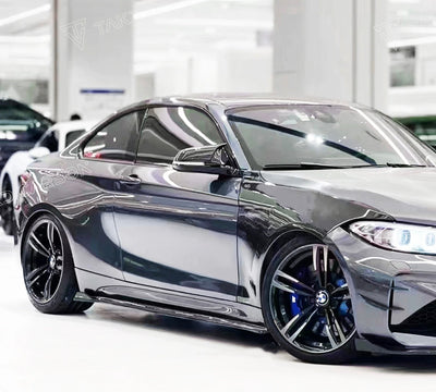 Jupes Latérales T.K Carbone BMW M2 F87 - vue arrière - Becquet Voiture