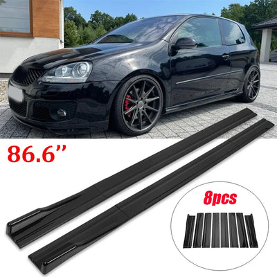 Jupes Latérales VW Golf MK6 MK7 GTI R - vue de face - Becquet Voiture