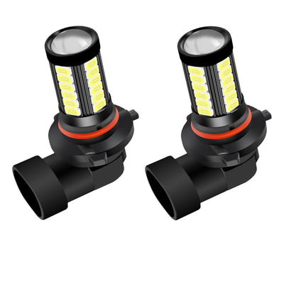 Kit 2 Ampoules LED H13W 6000K 8W 1500LM Blanc - vue de face - Becquet Voiture