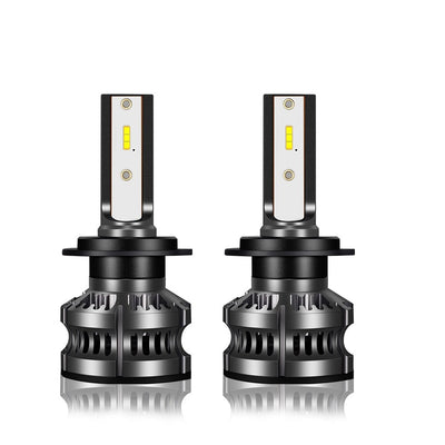 Kit 2 Ampoules LED H7 F2 Pro 120W 5000K - vue de face - Becquet Voiture