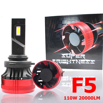 Kit 2 Ampoules LED PSX26W 110W 20000LM 6500K - vue de profil - Becquet Voiture