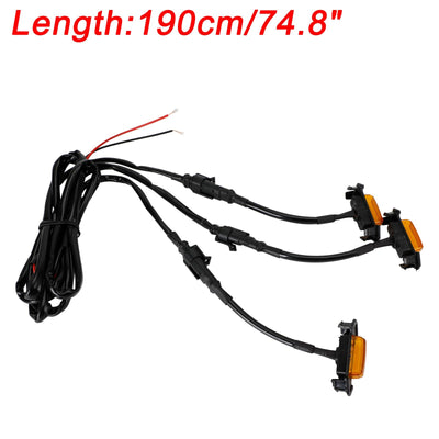 Kit 3 LED Ambre Calandre Toyota Tacoma TRD PRO 2001-2023 - détail du montage - Becquet Voiture