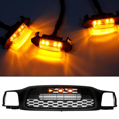 Kit 3 LED Ambre Calandre Toyota Tacoma TRD PRO 2001-2023 - installé sur véhicule - Becquet Voiture