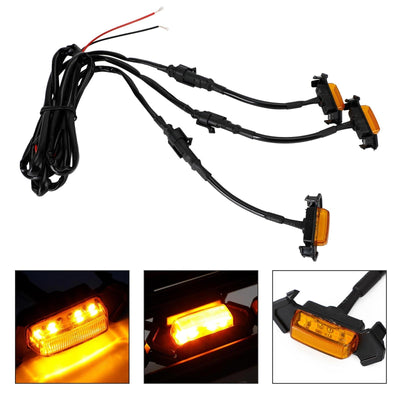 Kit 3 LED Ambre Calandre Toyota Tacoma TRD PRO 2001-2023 - vue de face - Becquet Voiture