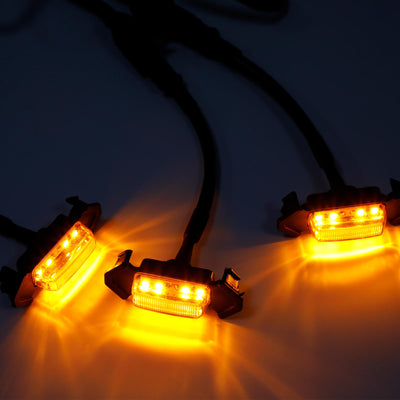 Kit 3 LED Ambre Calandre Toyota Tacoma TRD PRO 2001-2023 - vue de profil 2 - Becquet Voiture