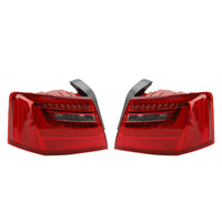 Set of 4 LED Taillights Audi A6 C7 Sedan 2012-2015 - top view - Becquet Voiture