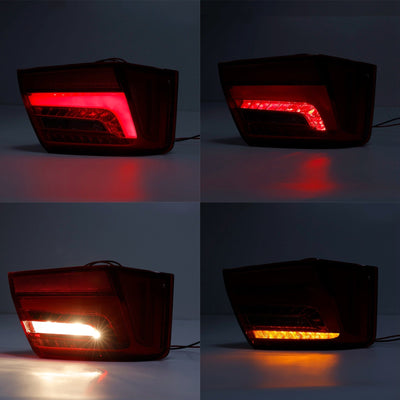 Kit 4 Feux Arrière LED Audi A6 C7 Berline 2012-2015 - vue rapprochée - Becquet Voiture