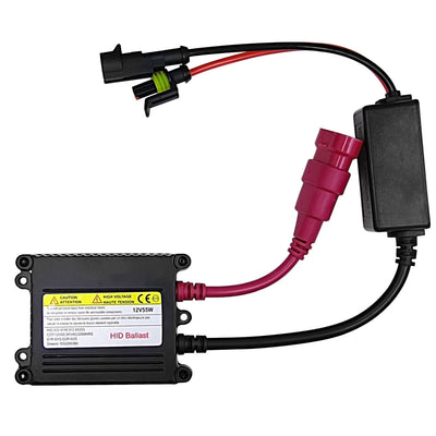 Kit Ampoules Xenon 9006 HB4 55W 3000K-12000K - installé sur véhicule - Becquet Voiture