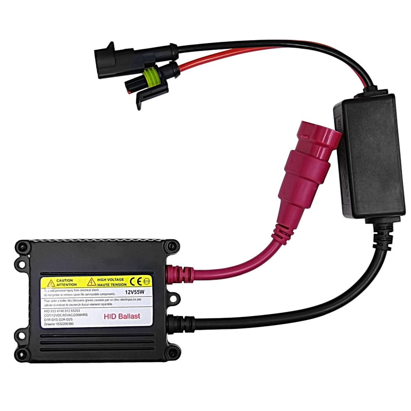 Kit Ampoules Xenon 9006 HB4 55W 3000K-12000K - installé sur véhicule - Becquet Voiture