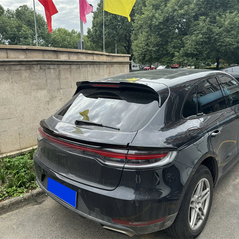 Kit Becquet Porsche Macan 2019-2023 ABS Carbone 3 Pièces - vue arrière - Becquet Voiture