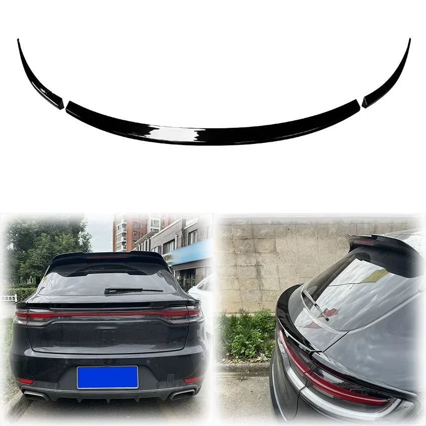 Kit Becquet Porsche Macan 2019-2023 ABS Carbone 3 Pièces - vue de face - Becquet Voiture