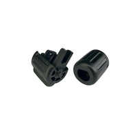 Kit boutons aluminium volant BMW X6 F16 - Tuning intérieur - vue de trois-quarts - Becquet Voiture