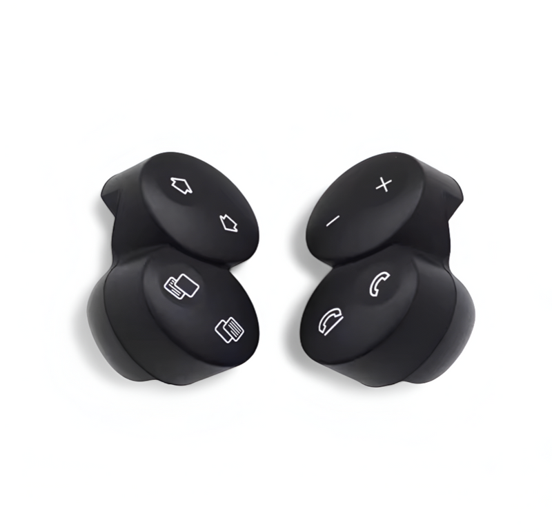 Multifunktionstasten-Set Lenkrad Mercedes CLK W209 2004-2007 - Vorderansicht - Becquet Voiture