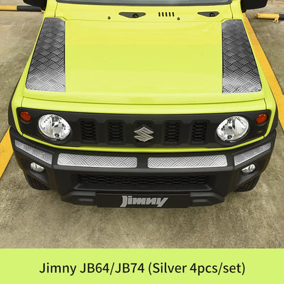 Kit Calandre Inox Suzuki Jimny JB64 JB74 - vue de dessus - Becquet Voiture