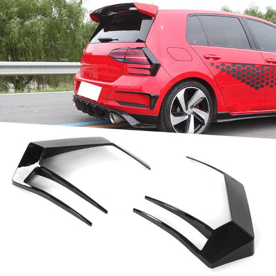 Kit Canard Pare-Choc Arrière Golf 7 GTI R - installé sur véhicule - Becquet Voiture