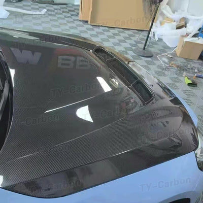 Kit Carrosserie Capot Carbone BMW M2 G87 Série 2 G42 Style ALP - vue de profil - Becquet Voiture