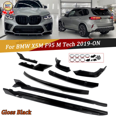 Kit Carrosserie Carbone BMW X5M F95 2020-2022 - vue de face - Becquet Voiture