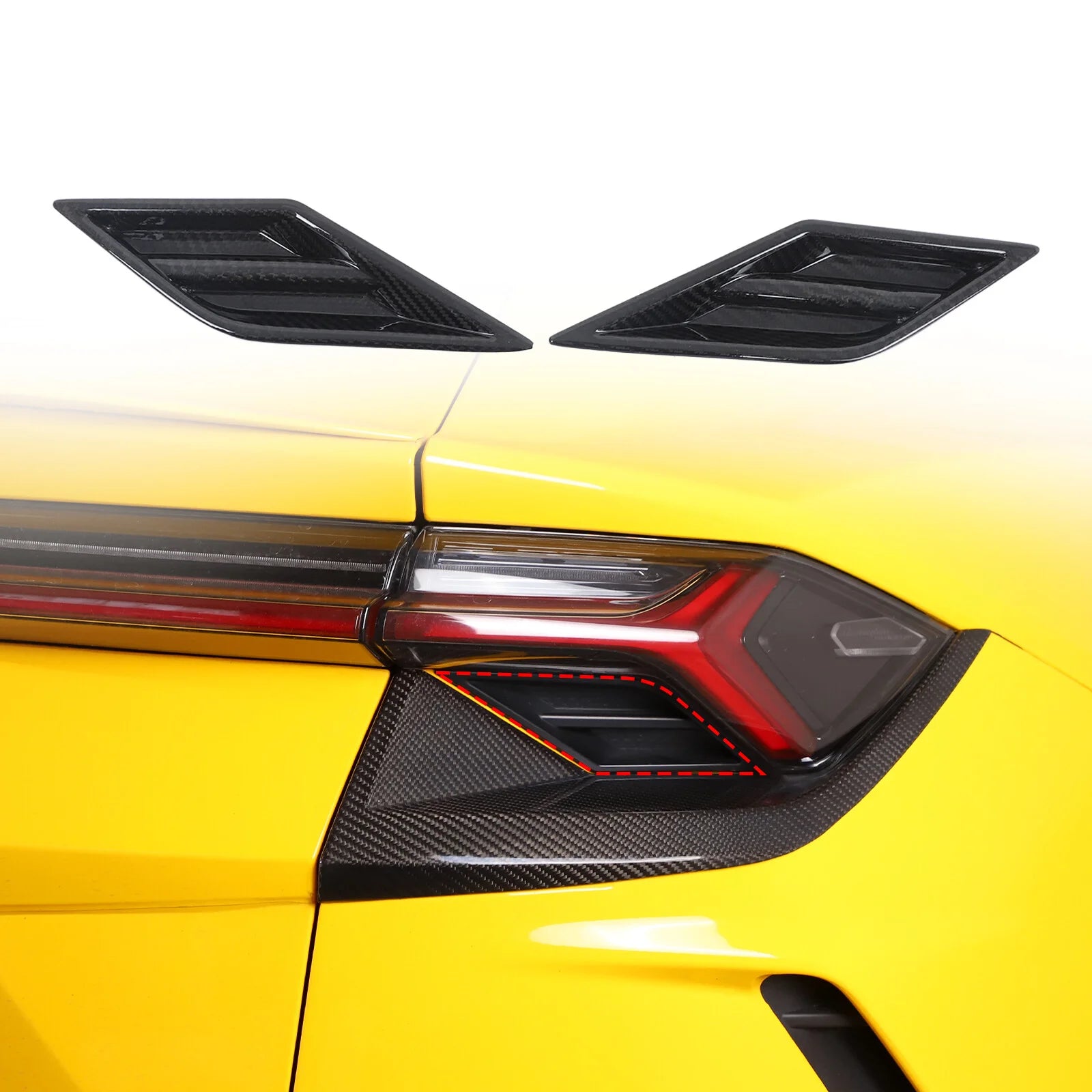 Kit Carrosserie Carbone Lamborghini Urus 2018-2023 - vue de face - Becquet Voiture
