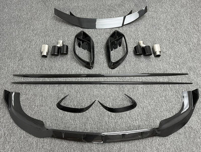 Kit Carrosserie Carbone Mercedes AMG GT53 2019-2020 - vue de trois-quarts - Becquet Voiture