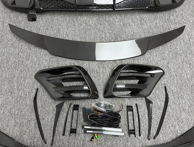 Kit Carrosserie Carbone Mercedes Classe S W223 2021-2024 - vue arrière - Becquet Voiture