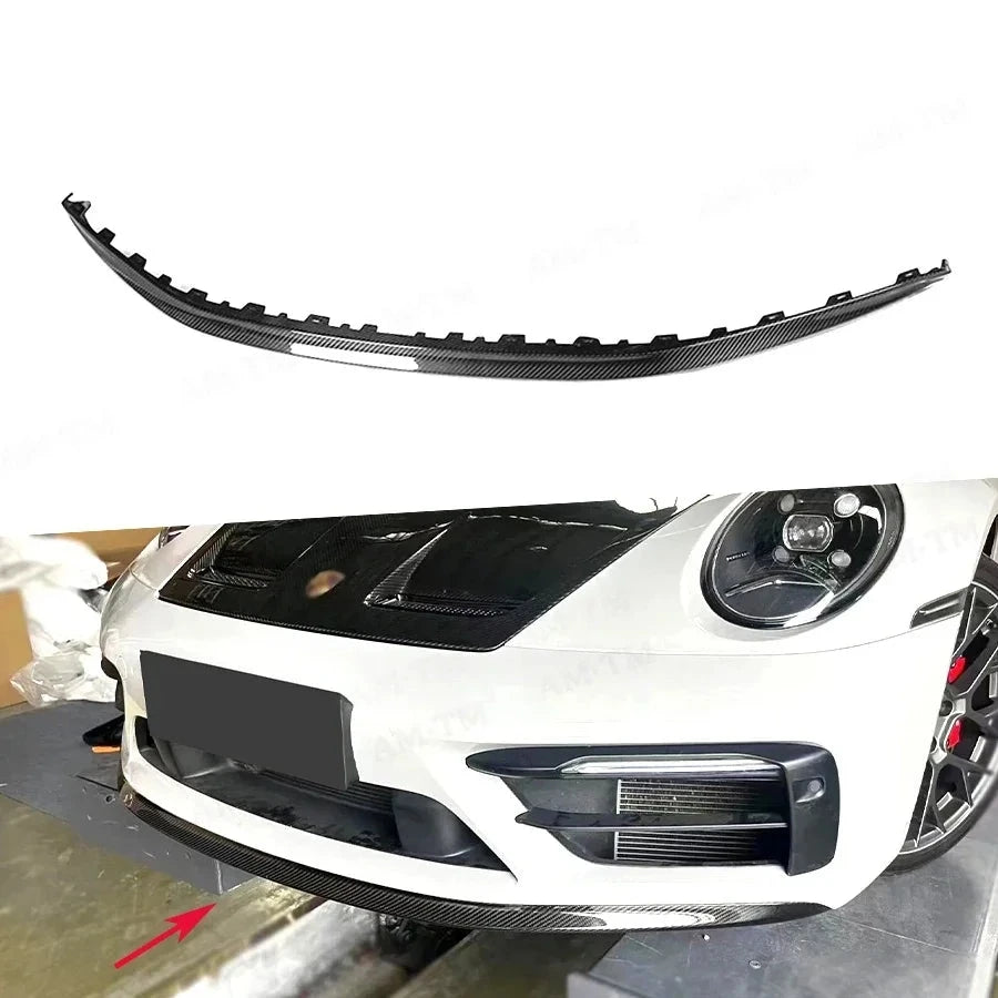 Kit Carrosserie Carbone Porsche 911 992 2019-2023 - vue de face - Becquet Voiture