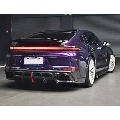 Kit Carrosserie Carbone Porsche Panamera 2024+ - vue arrière - Becquet Voiture