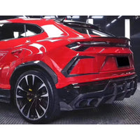 Carbon Fiber Bumper Blade Body Kit Lamborghini Urus - rear view - Becquet Voiture