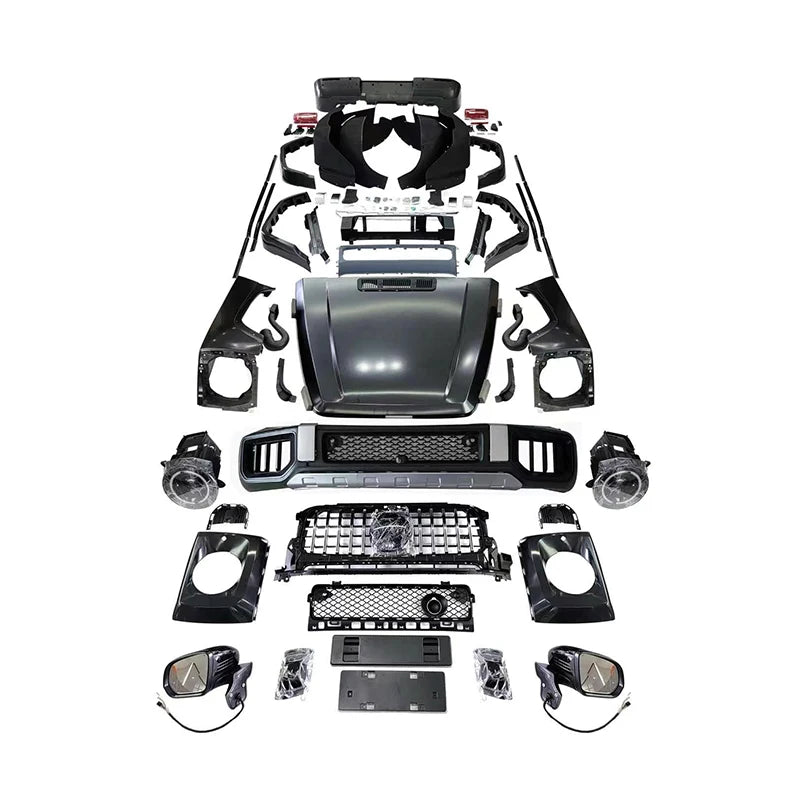 Kit Carrosserie Pare-Chocs Mercedes Classe G W463 W465 G63 - vue de face - Becquet Voiture