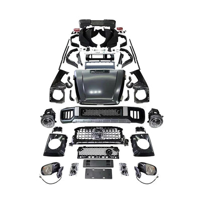 Kit Carrosserie Pare-Chocs Mercedes Classe G W463 W465 G63 - vue de face - Becquet Voiture