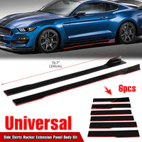 Kit Carrosserie Universel Lame Avant Bas de Caisse - installé sur véhicule - Becquet Voiture